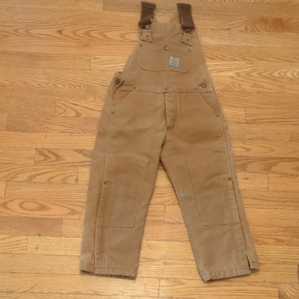 Carhartt Kids Brown Overalls - Small